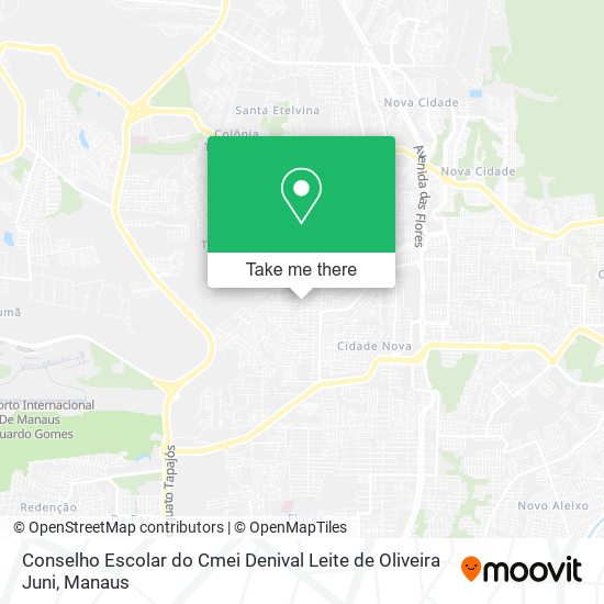 Conselho Escolar do Cmei Denival Leite de Oliveira Juni map