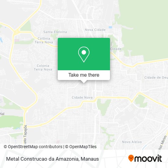 Metal Construcao da Amazonia map