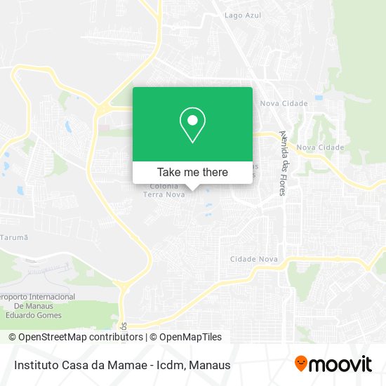 Instituto Casa da Mamae - Icdm map