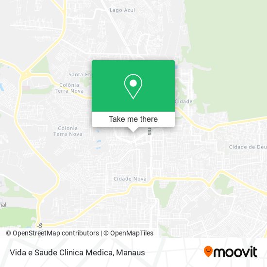 Vida e Saude Clinica Medica map