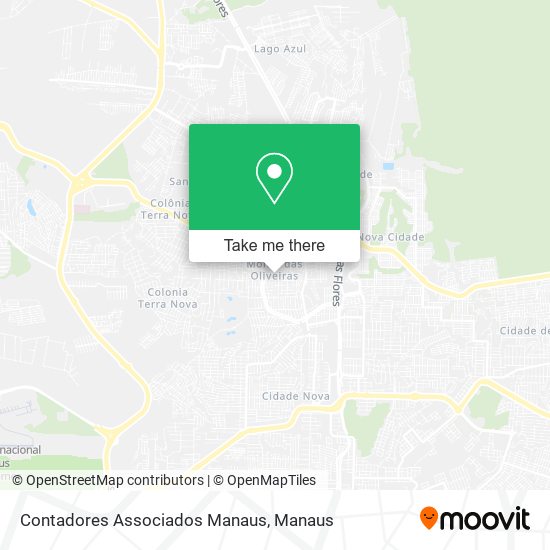 Contadores Associados Manaus map