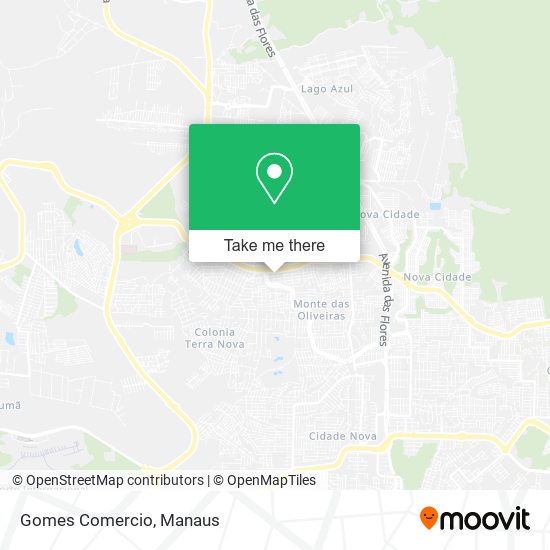 Gomes Comercio map