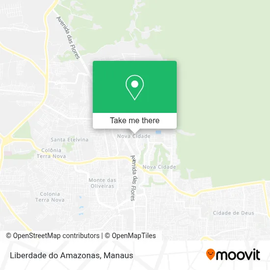 Liberdade do Amazonas map