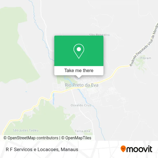 R F Servicos e Locacoes map