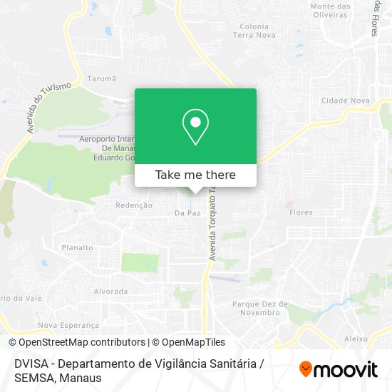 DVISA - Departamento de Vigilância Sanitária / SEMSA map