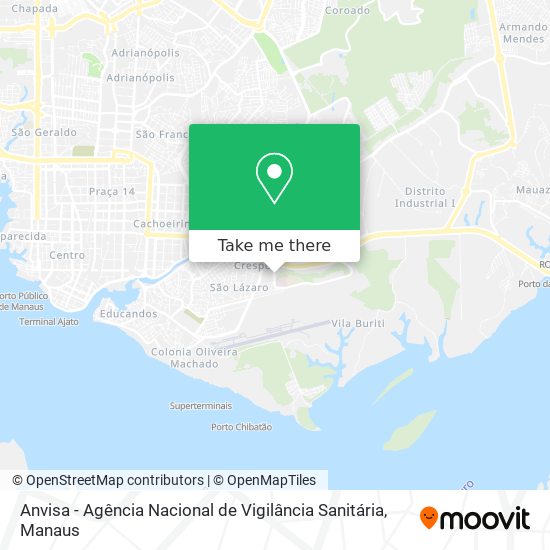 Mapa Anvisa - Agência Nacional de Vigilância Sanitária