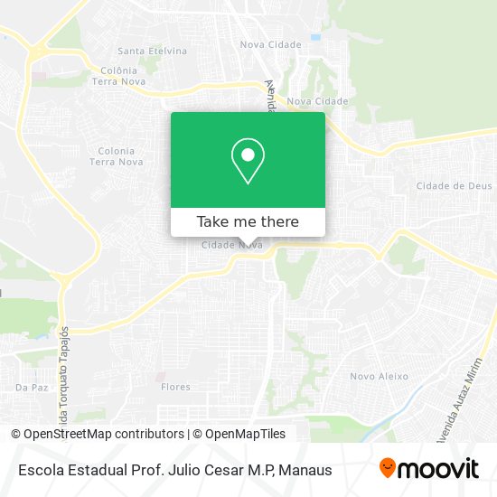 Escola Estadual Prof. Julio Cesar M.P map