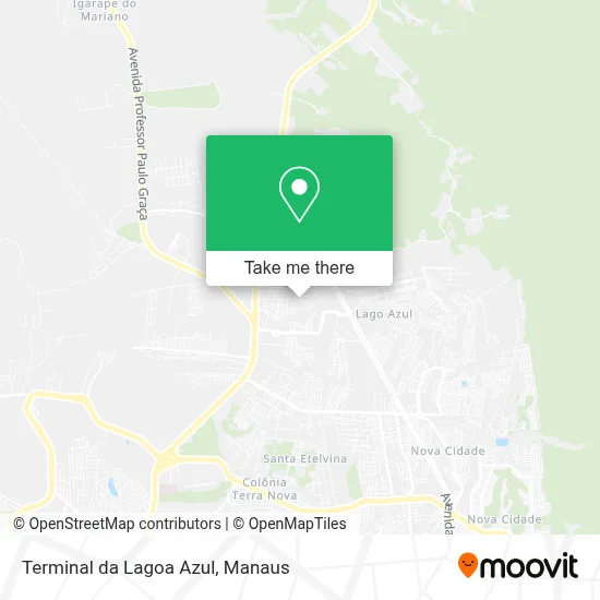 Terminal da Lagoa Azul map
