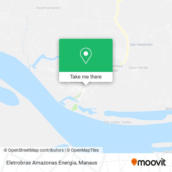 Eletrobras Amazonas Energia map