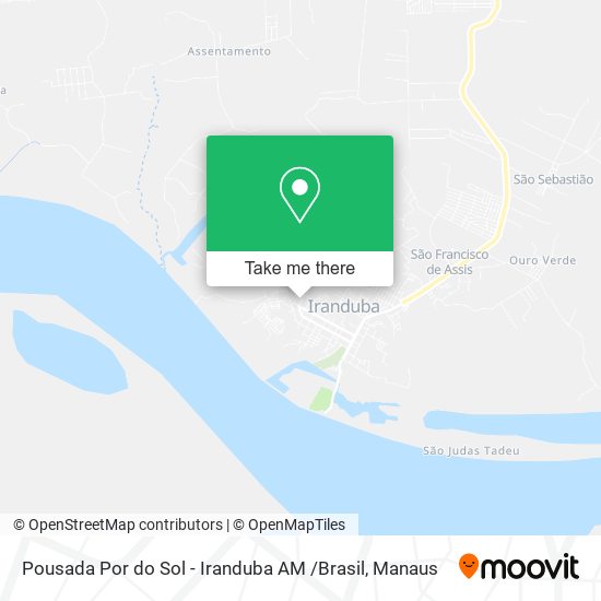 Pousada Por do Sol - Iranduba AM /Brasil map