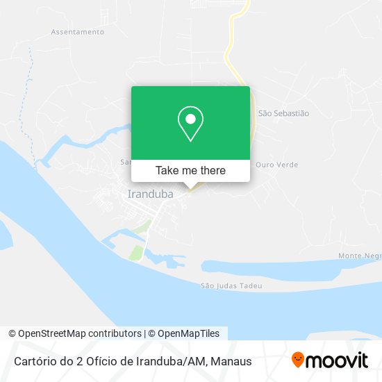 Cartório do 2 Ofício de Iranduba / AM map