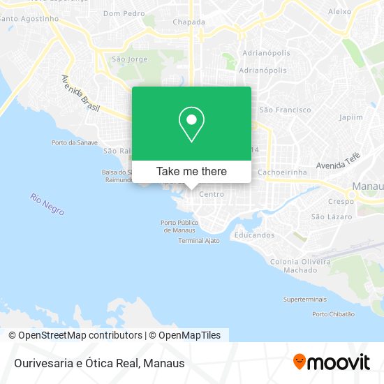 Ourivesaria e Ótica Real map