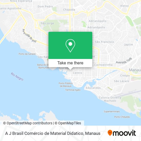 A J Brasil Comércio de Material Didatico map