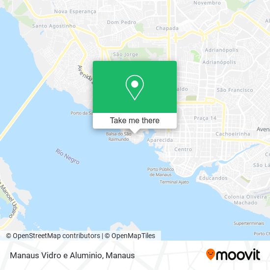 Manaus Vidro e Aluminio map