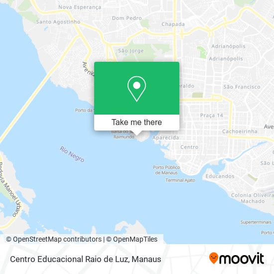 Centro Educacional Raio de Luz map