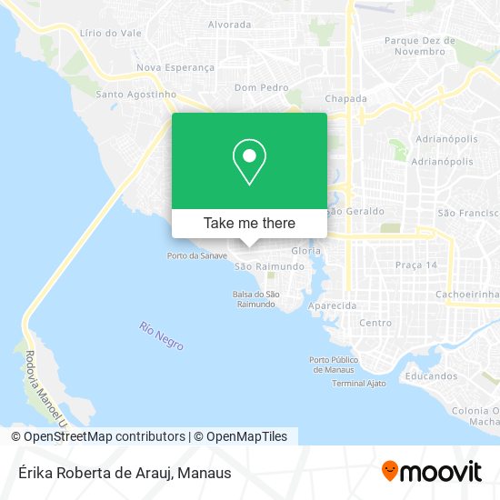 Érika Roberta de Arauj map