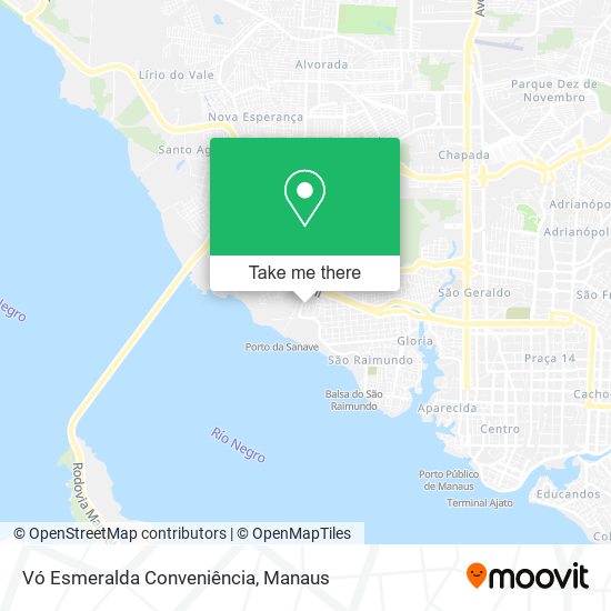 Mapa Vó Esmeralda Conveniência