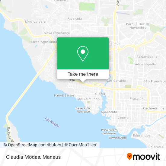 Claudia Modas map