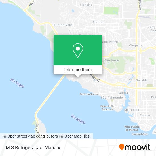 M S Refrigeração map