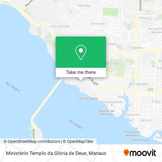 Ministério Templo da Glória de Deus map