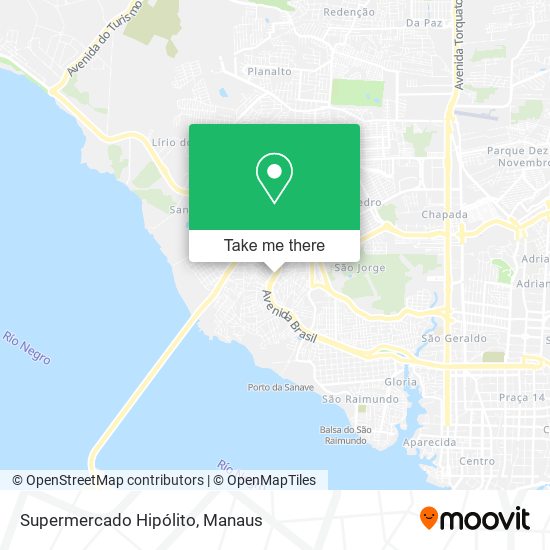 Supermercado Hipólito map