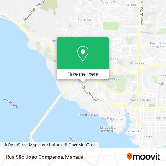 Rua São Joao Compensa map