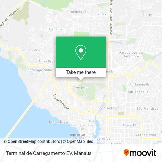 Terminal de Carregamento EV map