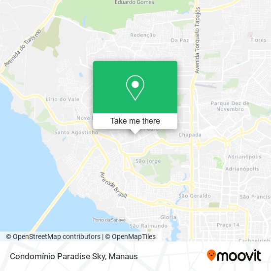 Condomínio Paradise Sky map