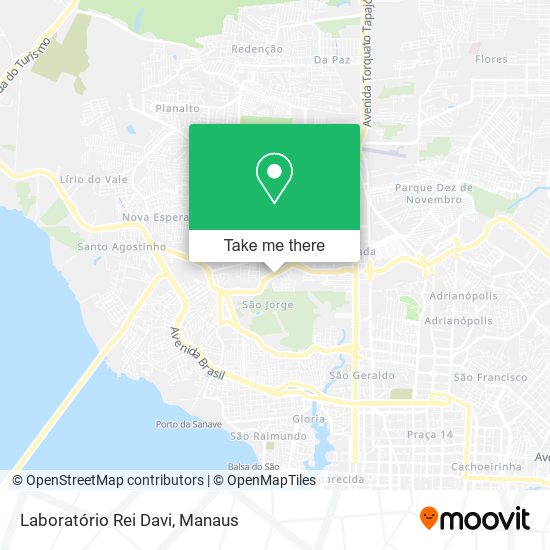 Laboratório Rei Davi map