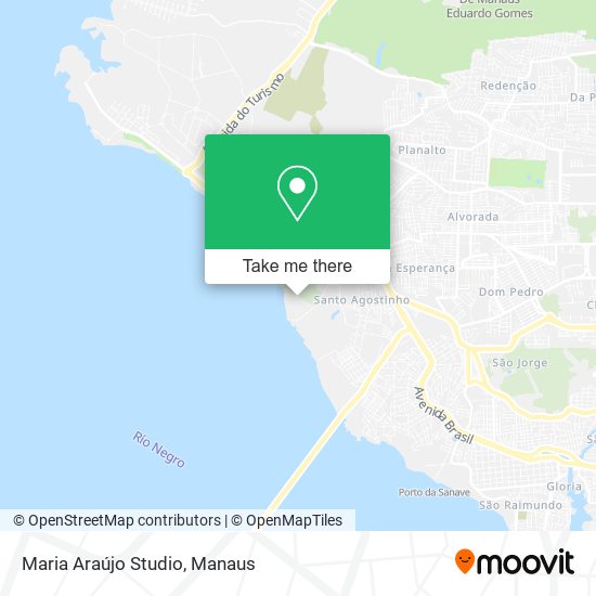 Maria Araújo Studio map