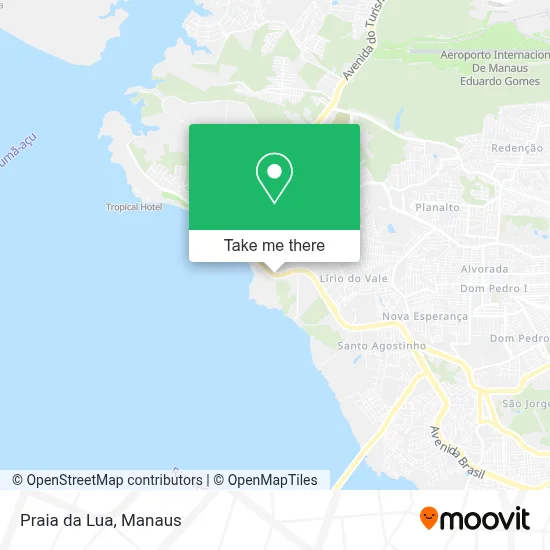 Praia da Lua map