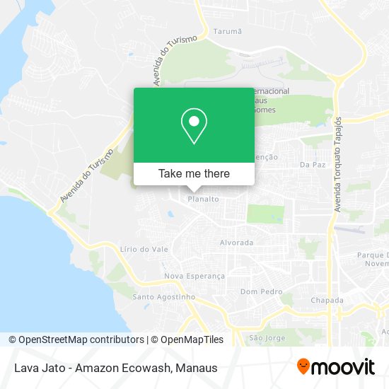 Lava Jato - Amazon Ecowash map
