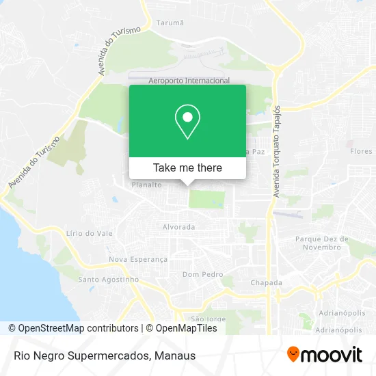 Rio Negro Supermercados map