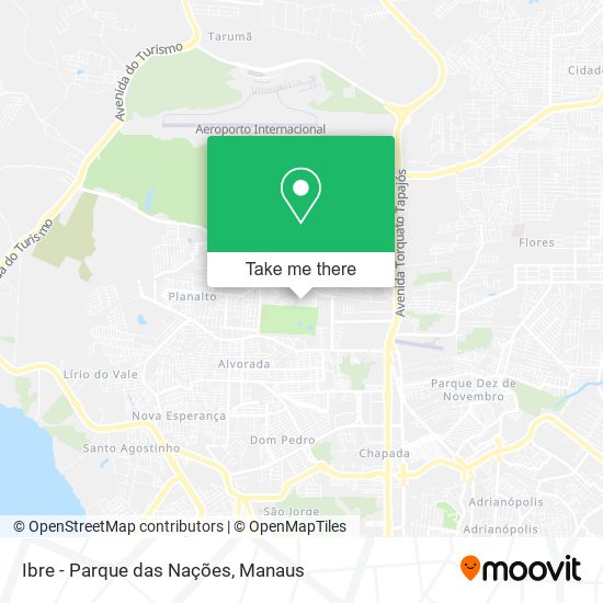 Ibre - Parque das Nações map