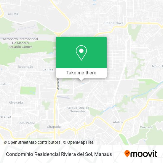 Mapa Condomínio Residencial Riviera del Sol