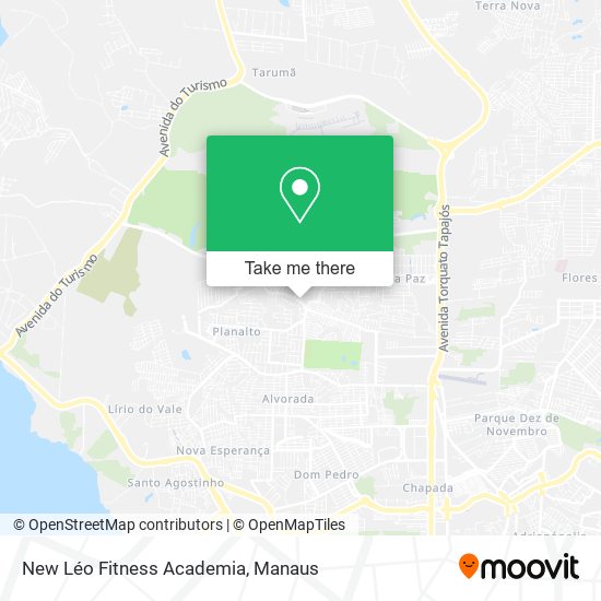New Léo Fitness Academia map
