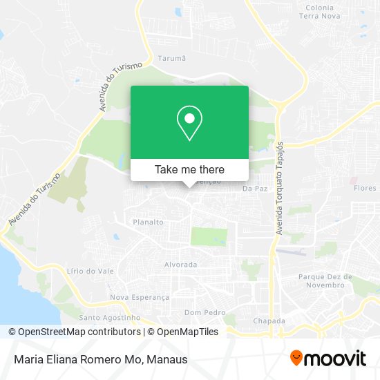 Maria Eliana Romero Mo map