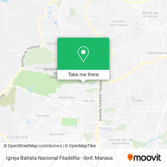Igreja Batista Nacional Filadélfia - Ibnf map