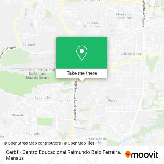 Cerbf - Centro Educacional Raimundo Belo Ferreira map