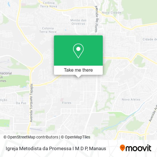 Mapa Igreja Metodista da Promessa I M D P