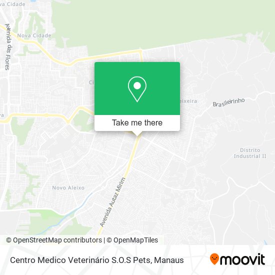 Centro Medico Veterinário S.O.S Pets map