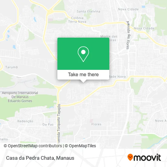 Casa da Pedra Chata map