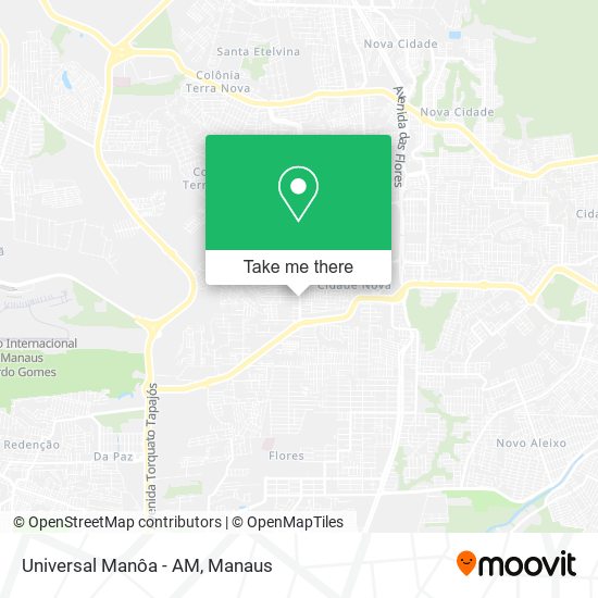 Universal Manôa - AM map