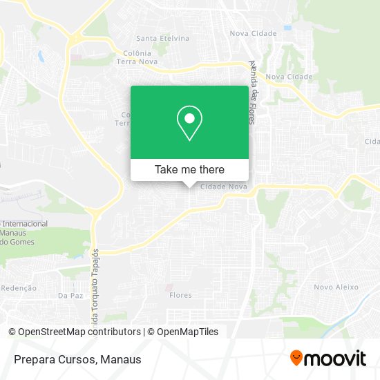 Prepara Cursos map