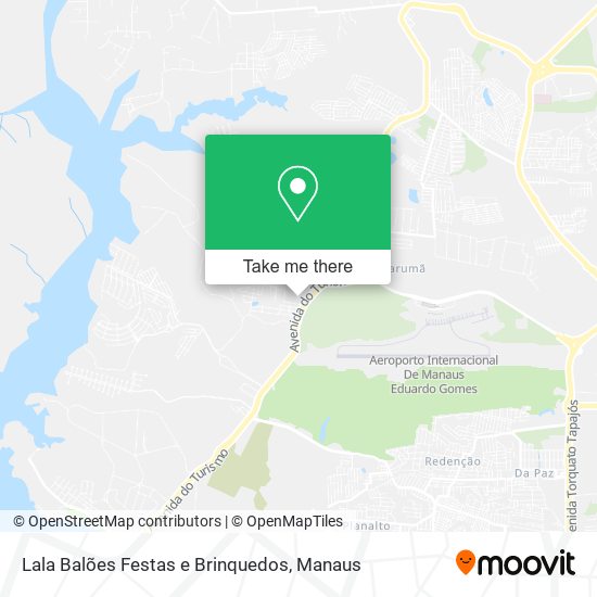 Lala Balões Festas e Brinquedos map