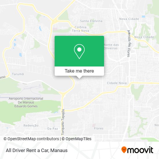 All Driver Rent a Car map