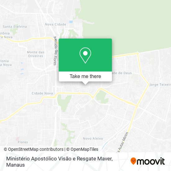 Mapa Ministério Apostólico Visão e Resgate Maver