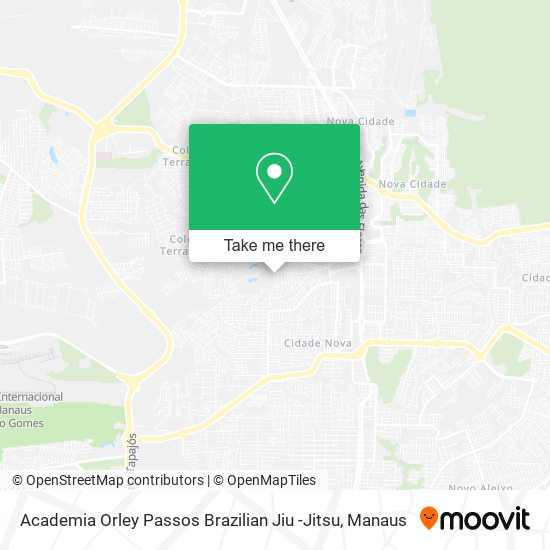 Mapa Academia Orley Passos Brazilian Jiu -Jitsu