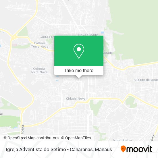 Igreja Adventista do Setimo - Canaranas map