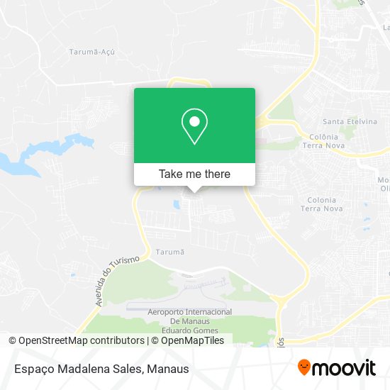 Espaço Madalena Sales map